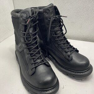 NEW THOROGOOD Men's Black Tactical Work Boots – Zip-Up – Size 9